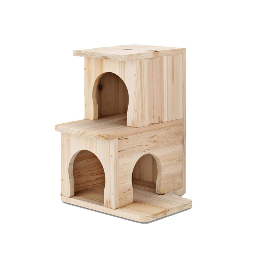 Amazon.co.jp: チンチラハウス ペットハウス 木製 ウッドハウス ペット